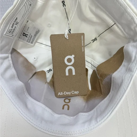 On White Baseball Cap white - Picture 10 of 10